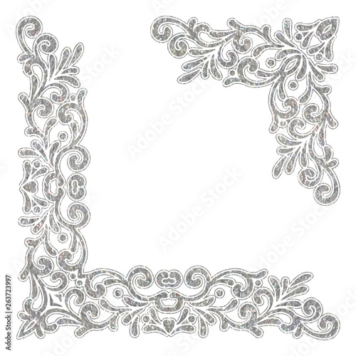 Elegant vintage vector corners