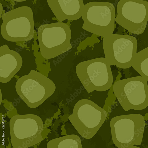 Forest camouflage of various shades of green colors