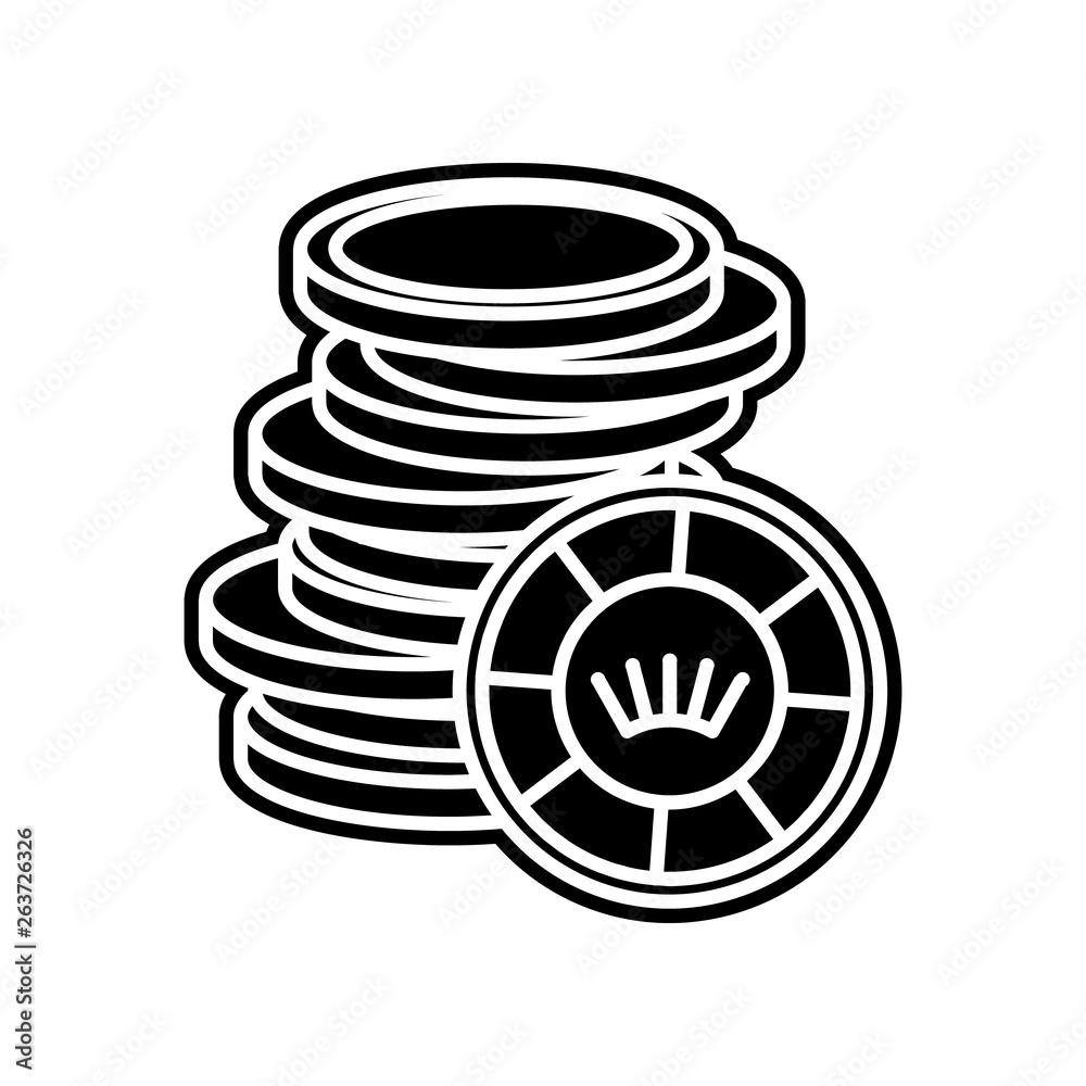 stack of game chips icon. Element of Casino for mobile concept and web apps icon. Glyph, flat icon for website design and development, app development stack of game chips icon. Element of Casino for mobile concept and web apps icon. Glyph, flat icon for website design and development, app development