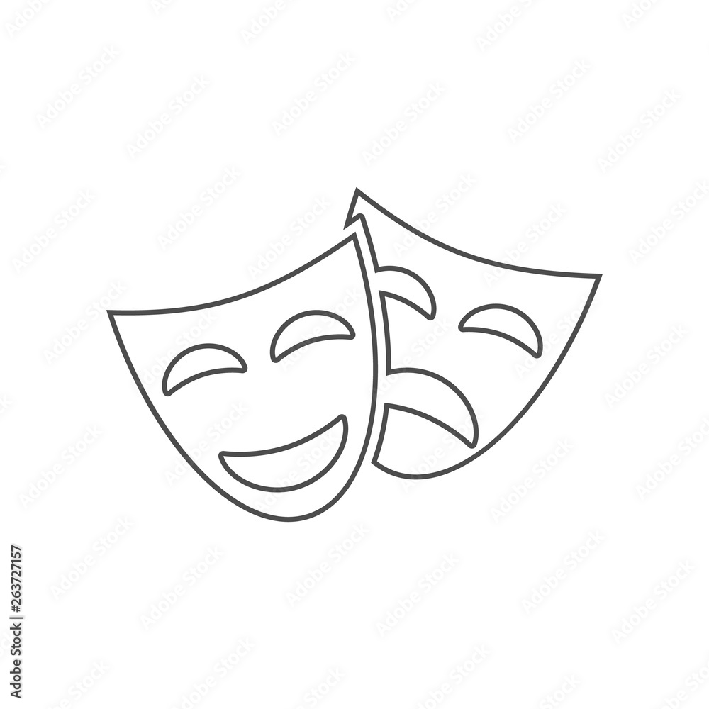 theater sign icon. Set of cinema element icons. Premium quality graphic design. Signs and symbols collection icon for websites, web design, mobile app on white background theater sign icon. Set of cinema element icons. Premium quality graphic design. Signs and symbols collection icon for websites, web design, mobile app on white background