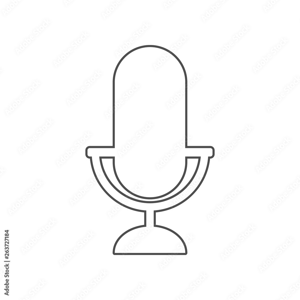 microphone icon. Set of cinema element icons. Premium quality graphic design. Signs and symbols collection icon for websites, web design, mobile app on white background microphone icon. Set of cinema element icons. Premium quality graphic design. Signs and symbols collection icon for websites, web design, mobile app on white background