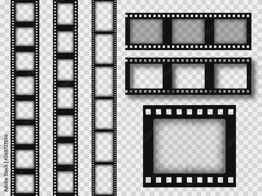 35mm retro film strip . 