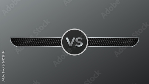 Vs Boxing background . MMA versus badge. 