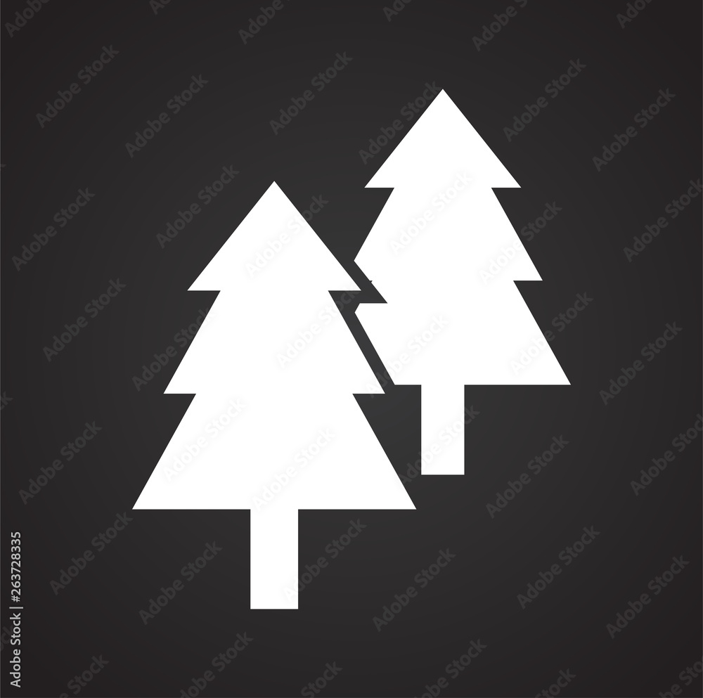Outdoor landscape icon on background for graphic and web design. Simple vector sign. Internet concept symbol for website button or mobile app.