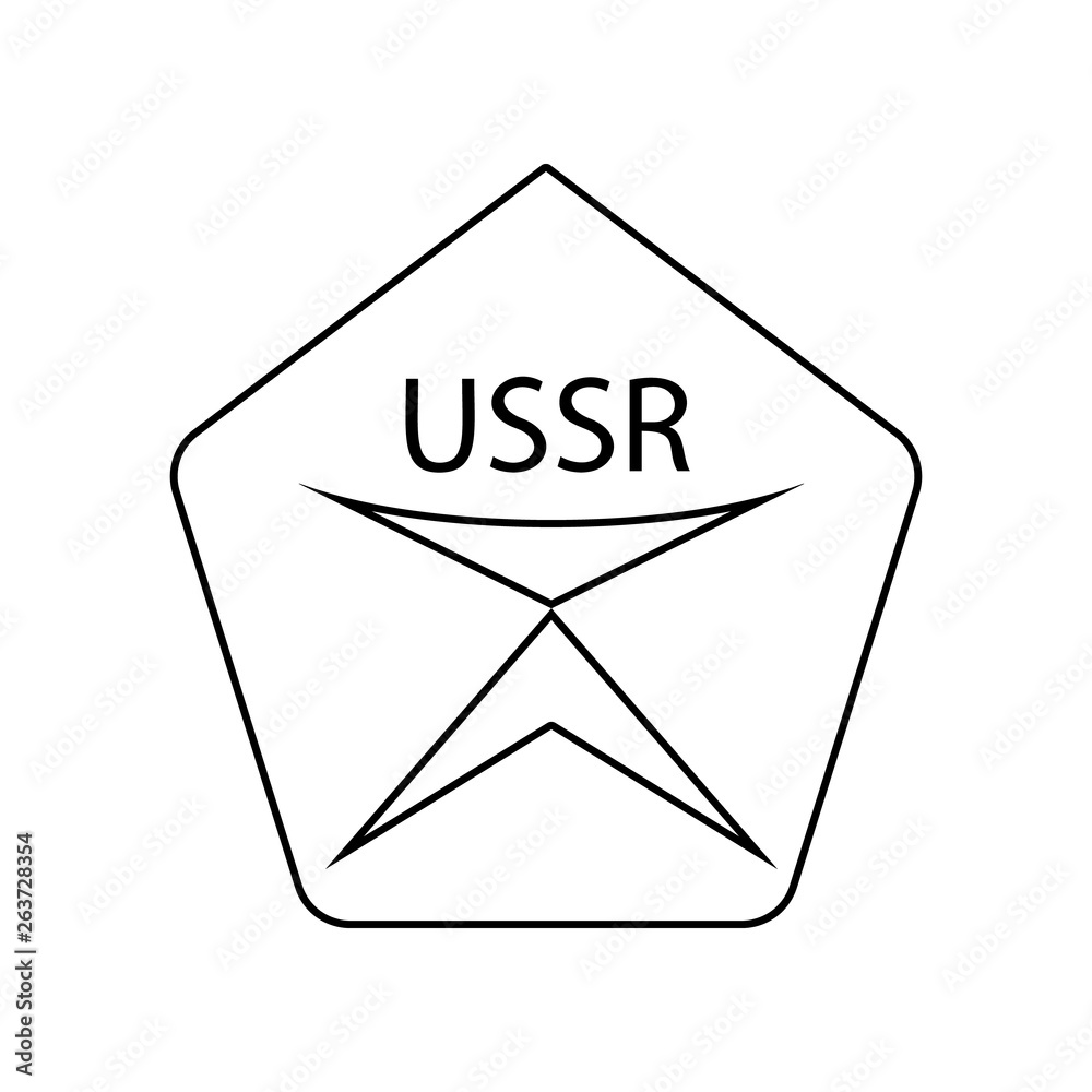 the USSR quality mark icon. Element of Communism Capitalism for mobile concept and web apps icon. Outline, thin line icon for website design and development, app development the USSR quality mark icon. Element of Communism Capitalism for mobile concept and web apps icon. Outline, thin line icon for website design and development, app development