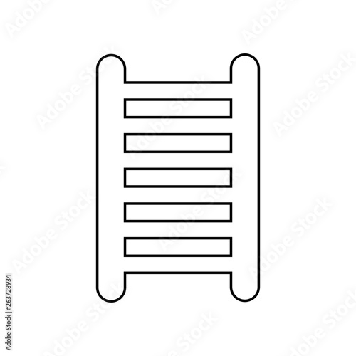 ladder icon. Element of Constraction tools for mobile concept and web apps icon. Outline, thin line icon for website design and development, app development