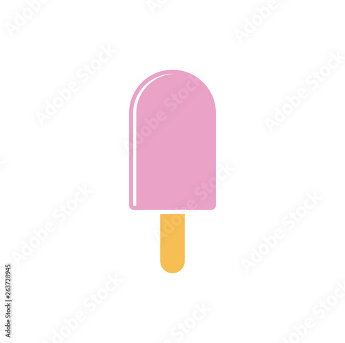 Ice cream icon on background for graphic and web design. Simple vector sign. Internet concept symbol for website button or mobile app.