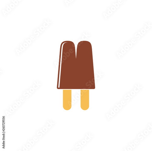 Ice cream icon on background for graphic and web design. Simple vector sign. Internet concept symbol for website button or mobile app.