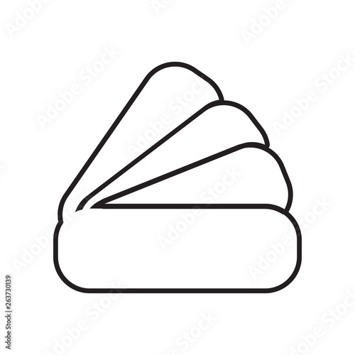Pantone Palette Book icon. Element of Constraction tools for mobile concept and web apps icon. Outline, thin line icon for website design and development, app development