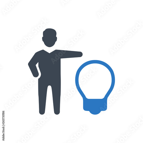 Business creative solution icon