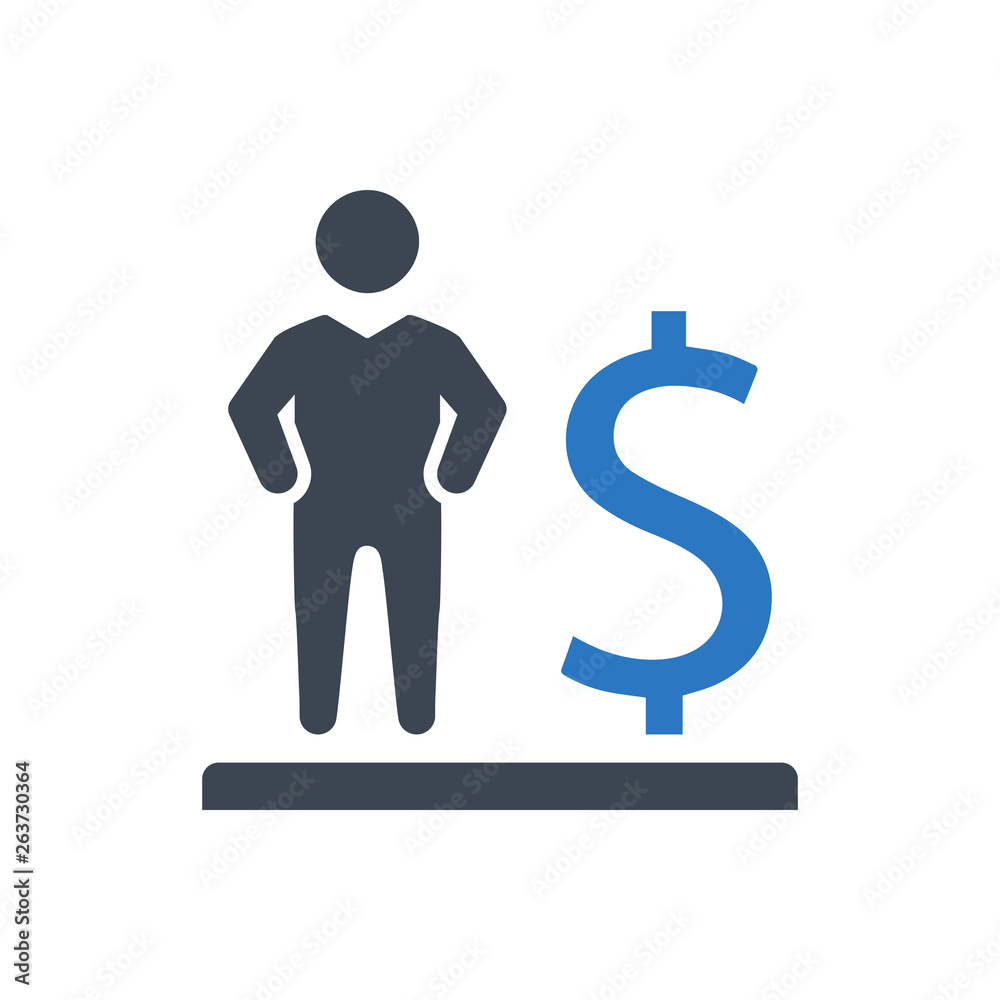 Business investment icon