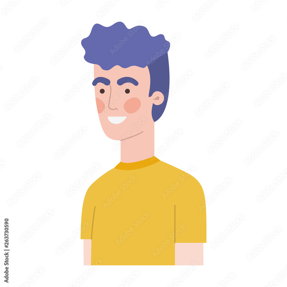 young man avatar character
