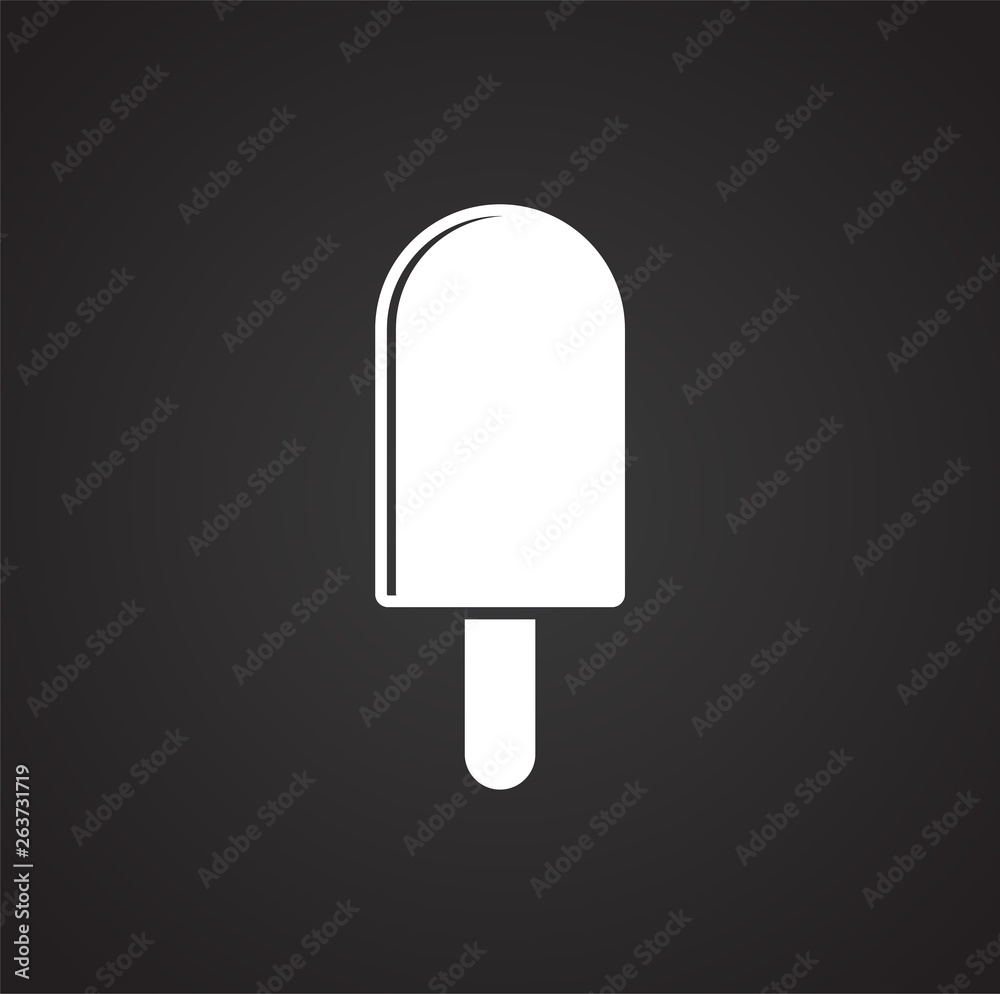 Ice cream icon on background for graphic and web design. Simple vector sign. Internet concept symbol for website button or mobile app. Ice cream icon on background for graphic and web design. Simple vector sign. Internet concept symbol for website button or mobile app.