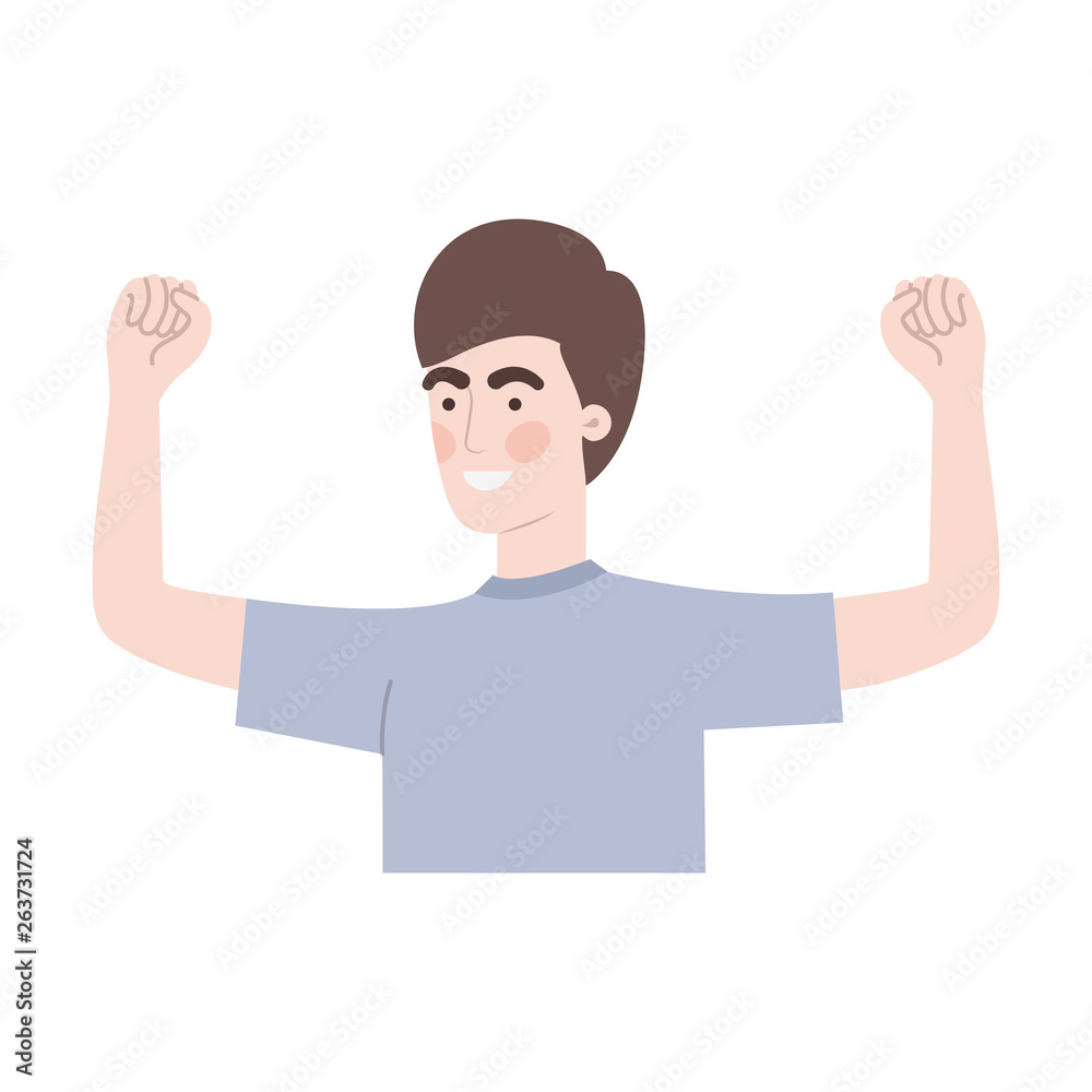 young man avatar character young man avatar character