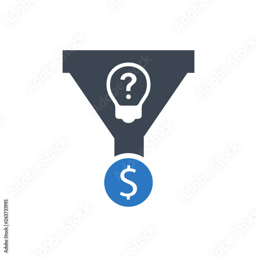 Money making strategy icon