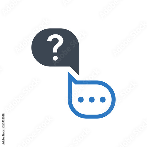 Question and answer icon