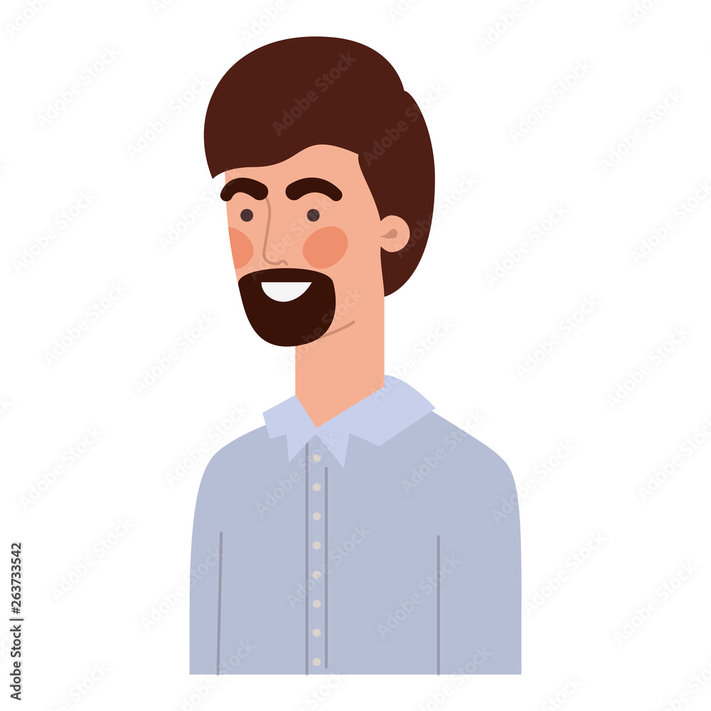 young man avatar character young man avatar character