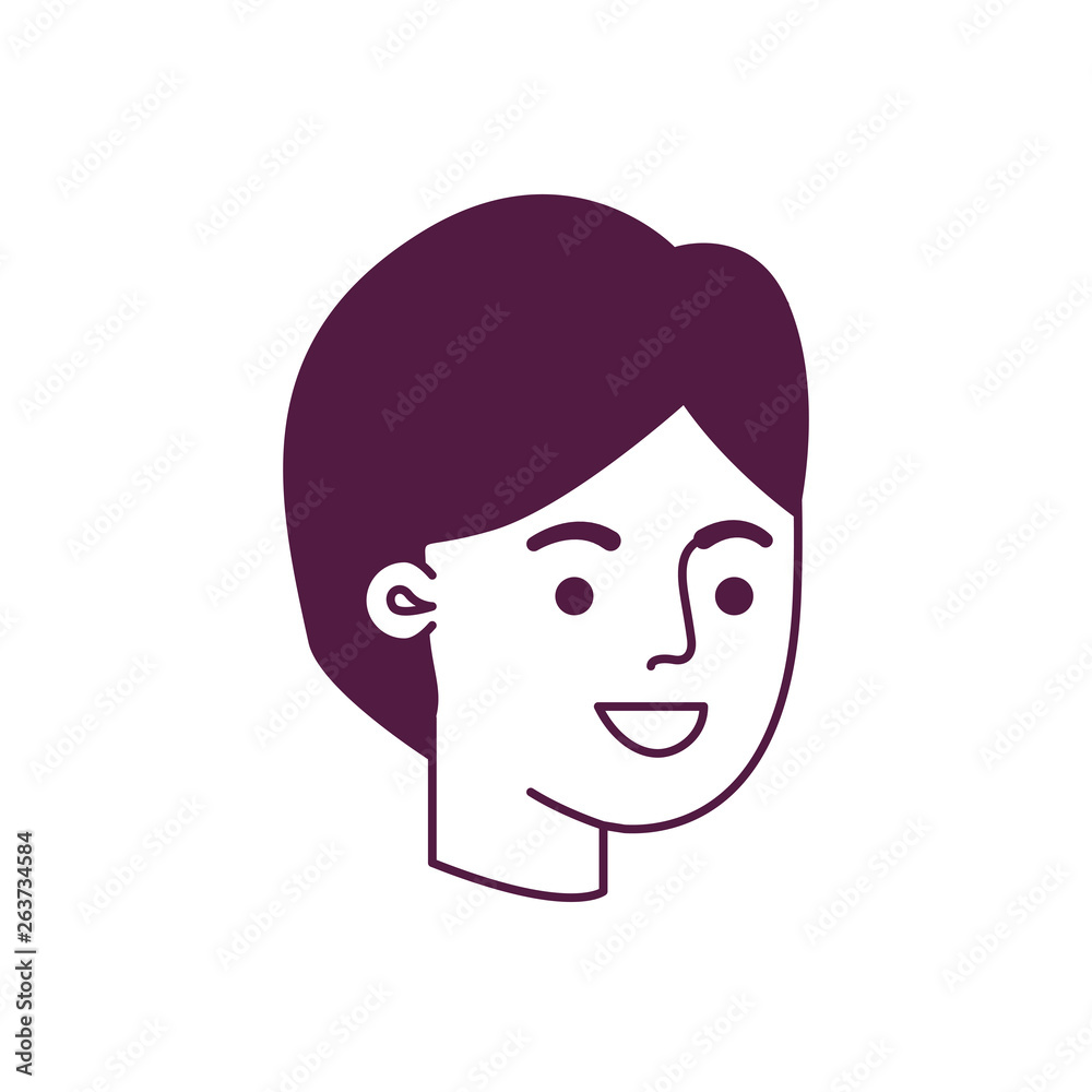 head of man avatar character head of man avatar character
