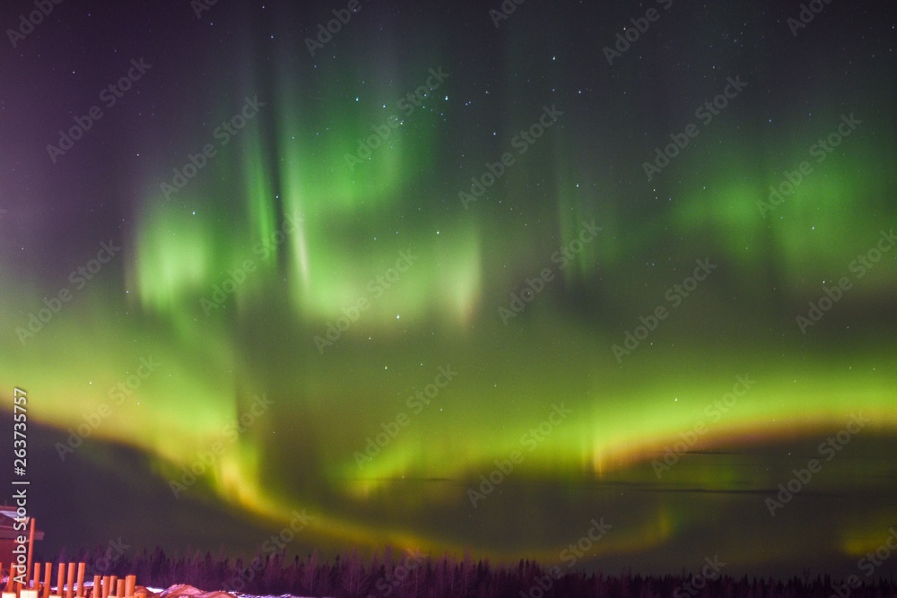 Spectacular Aurora Borealis in Canada 