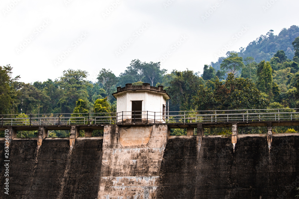 A watchtower on a dam in Cherok Tokun, Bukit Mertajam Recreational Forest. A watchtower on a dam in Cherok Tokun, Bukit Mertajam Recreational Forest.