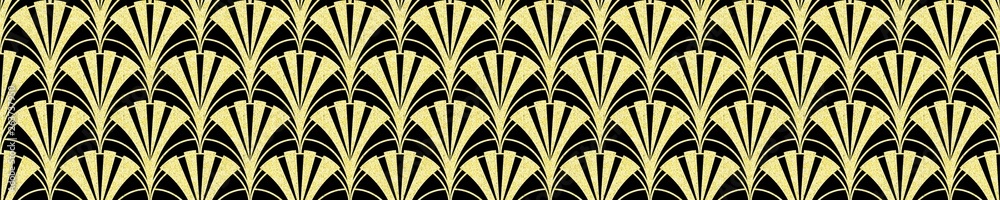 Modern geometric tiles pattern. Golden lined shape. Abstract art deco seamless luxury background. Modern geometric tiles pattern. Golden lined shape. Abstract art deco seamless luxury background.
