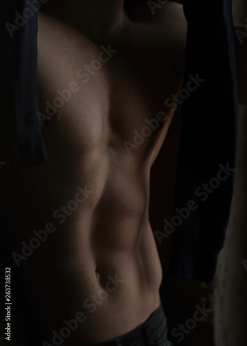 Fit men's body © Alla