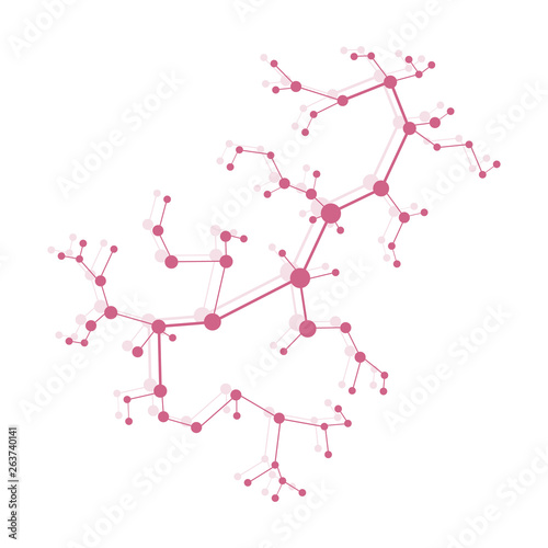 Structure of molecule and communication.