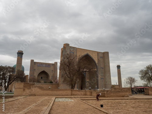 Mosque of samarkand in Uzbekistan. photo