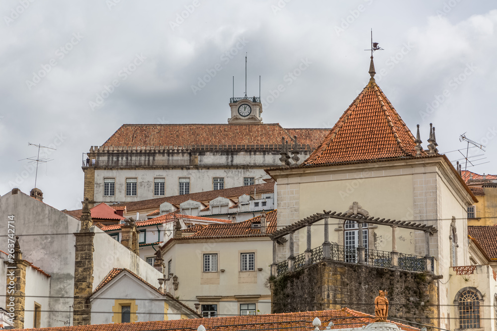 View of the famous Public University of Coimbra
