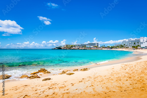 Maho bay beach, St Maarten photo