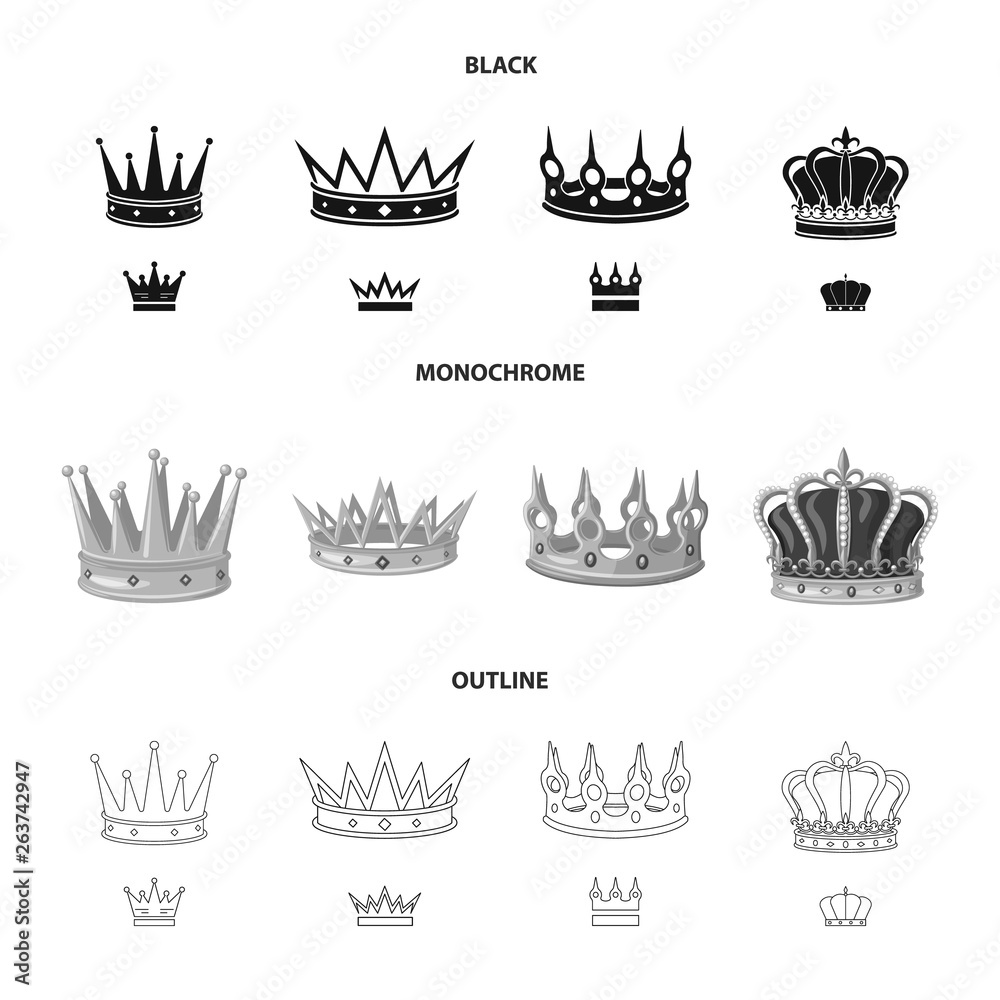 Vector illustration of medieval and nobility icon. Collection of medieval and monarchy vector icon for stock. Vector illustration of medieval and nobility icon. Collection of medieval and monarchy vector icon for stock.