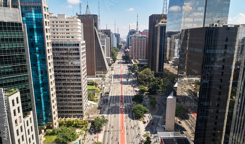 Avenida Paulista (Paulista avenue), Sao Paulo city, Brazil © Cifotart