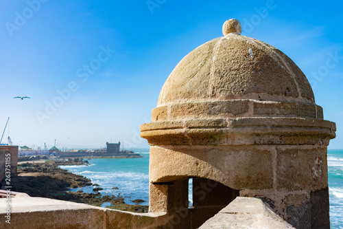 A Lookout Post along the City Walls in Essaouira Morocco