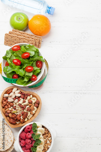 Wallpaper Mural Healthy food and fitness concept Torontodigital.ca