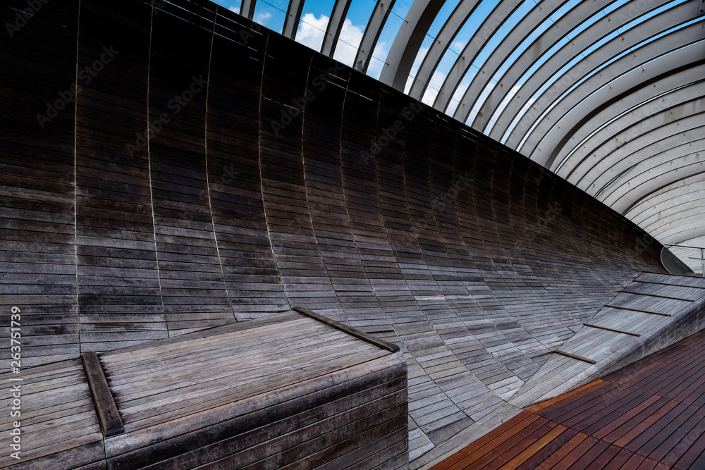 Fototapeta premium Singapore, Henderson Waves bridge.