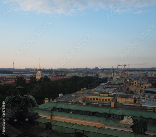 View of St. Petersburg from St. Isaac's Cathedral. Russia. © tar9