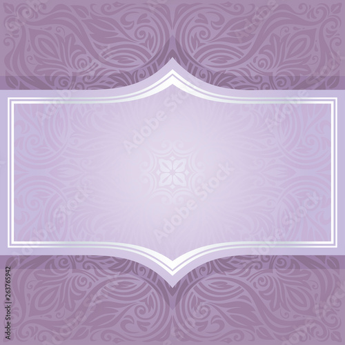 Floral wedding violet vector holiday background trends fashion mandala design copy space