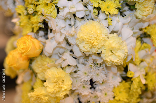 bouquet of yellow flowers