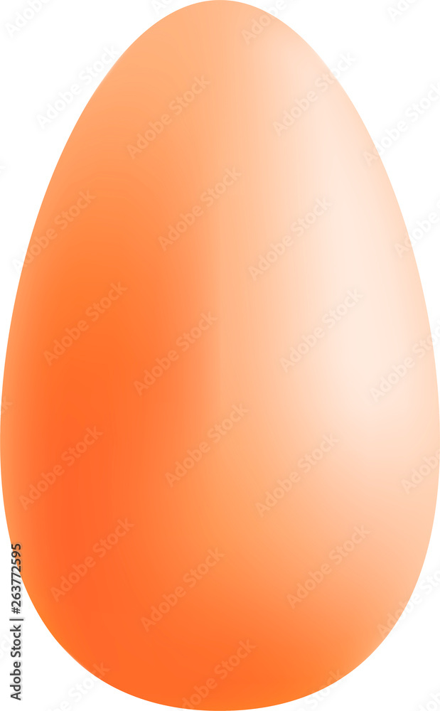 Vector brown egg. Vector brown egg.