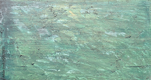 Old green wooden shabby background close up