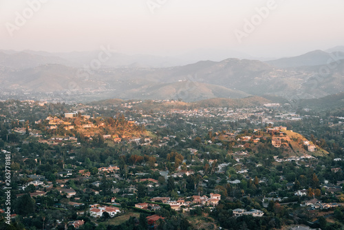 View from Mount Helix, in La Mesa, near San Diego, California