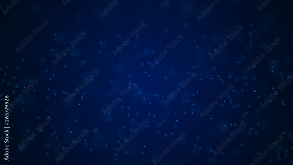 Space dust. Abstract background of dust particles. Fantastic illustration. 3d rendering.