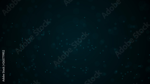 Space dust. Abstract background of dust particles. Fantastic illustration. 3d rendering. © Olena