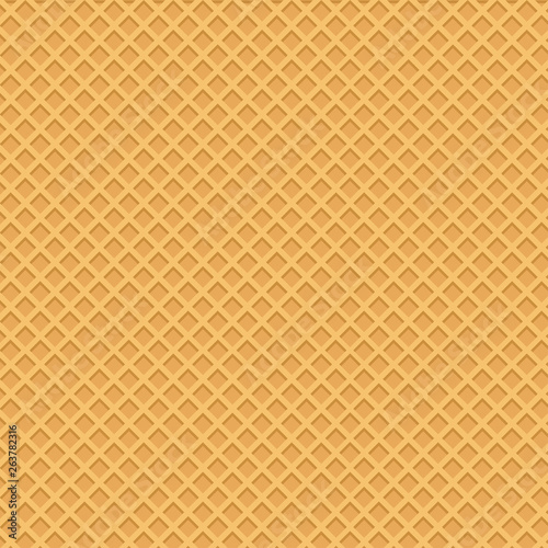 Yellow wafer background. Vector illustration
