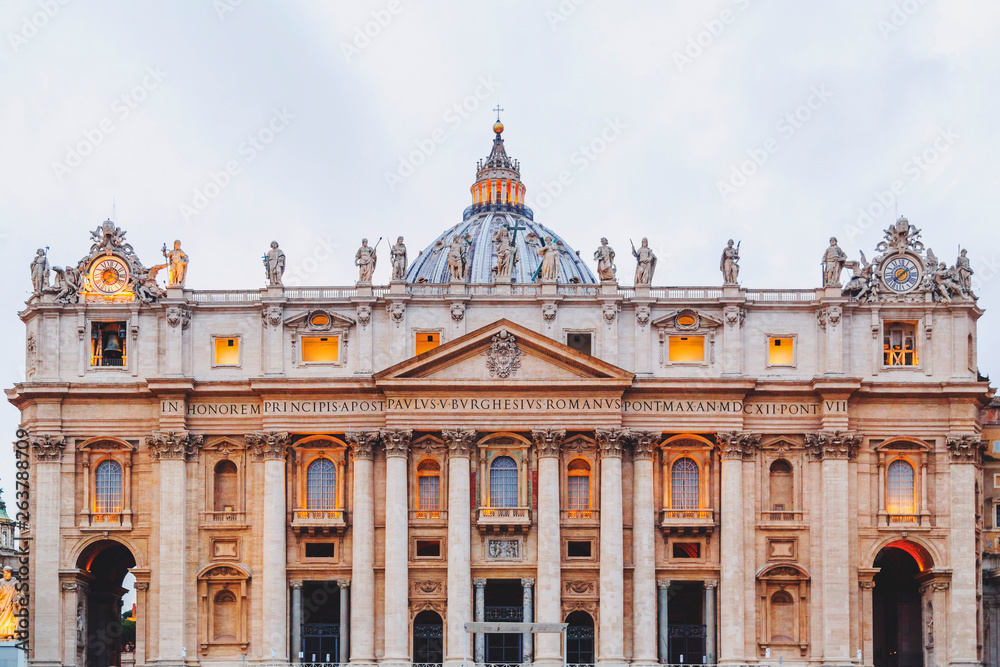 View from Vatican city, the heart of Catholic Christianity