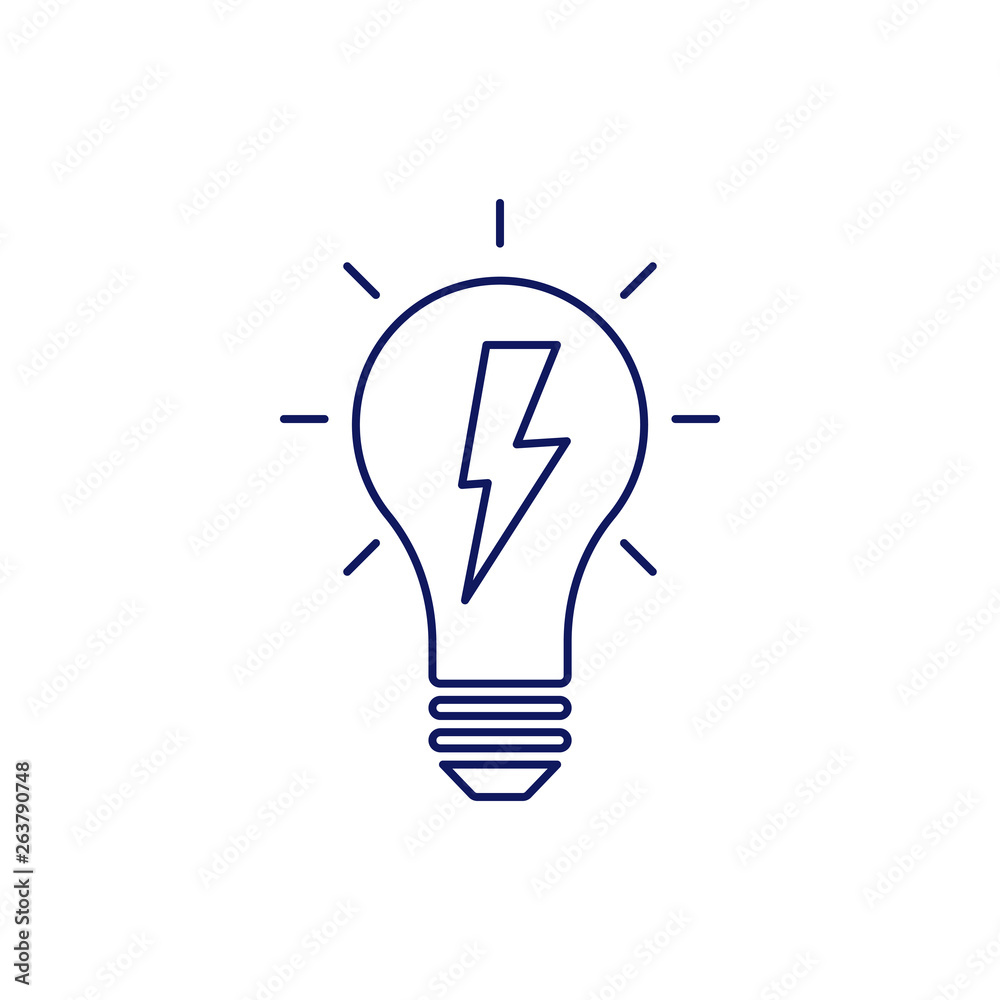 Lightbulb Idea icon. Halogen power sign. Electric light charge symbol, icon. Vector illustration. Lightbulb Idea icon. Halogen power sign. Electric light charge symbol, icon. Vector illustration.