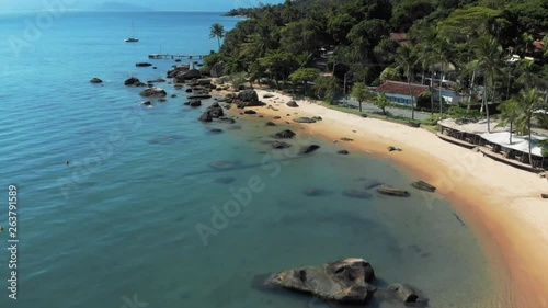 Wallpaper Mural Aerial: Ilhabela Coastline on a Sunny Day in Ilhabela, Brazil Torontodigital.ca