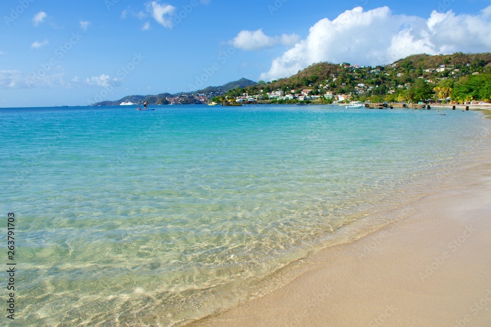 Clear beach, grenada