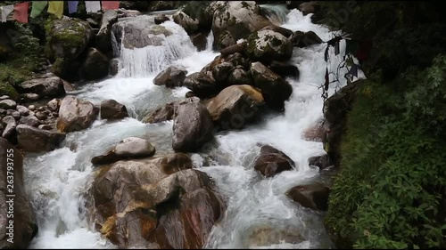 Evererst base camp trek. From monjo to Namche Baazar photo