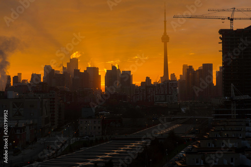 Canvas Print Morning in the Six